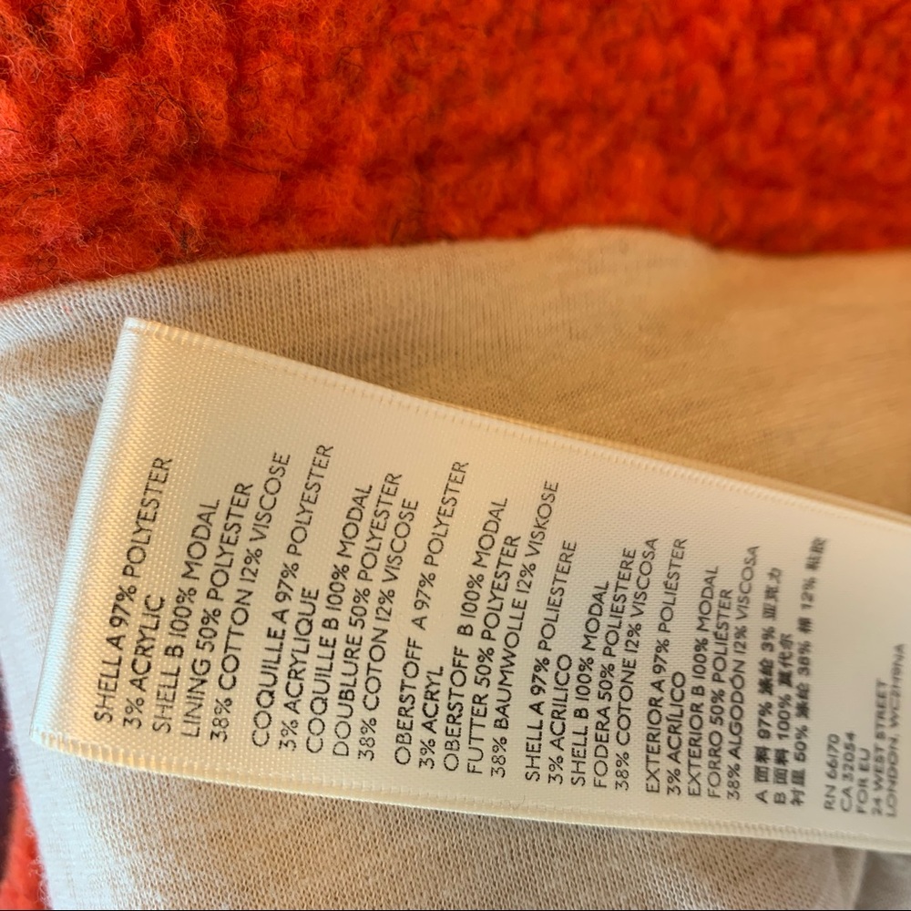 Free People Rivington Sherpa Zip Up Coat Jacket - Picture 5 of 8